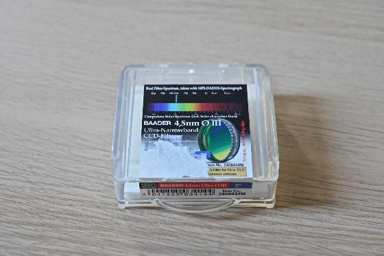 Filtre Baader OIII 4.5 nm en 2 pouces