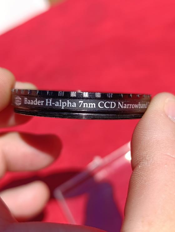 Filtre H-Alpha CCD Baader Narrowband 7 nm, diamètre 50,8 mm
