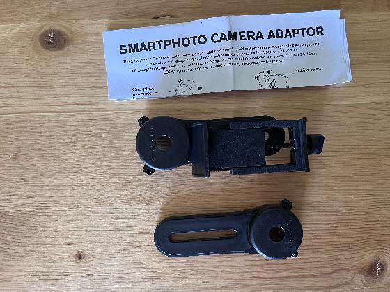 Support adaptateur smartphone sur télescope