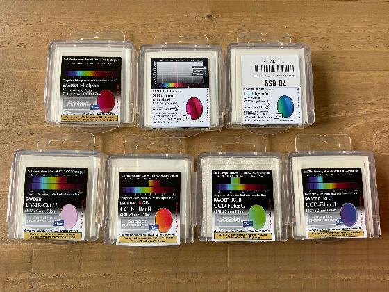 filtres Baader LRGBSHO 31mm (non montés)