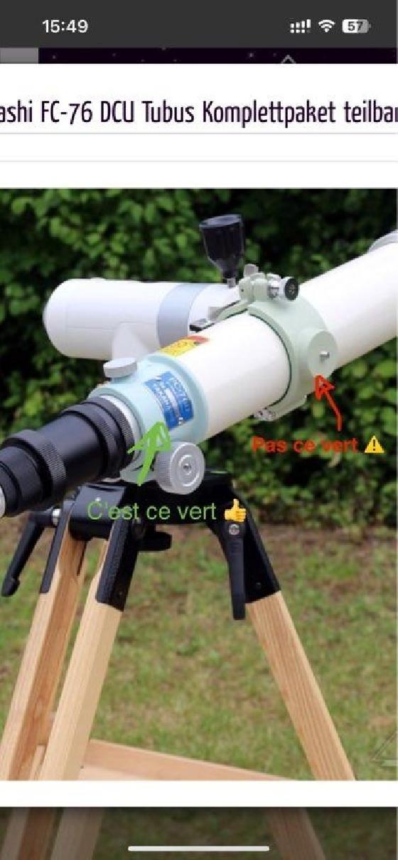 Collier de 80mm Takahashi