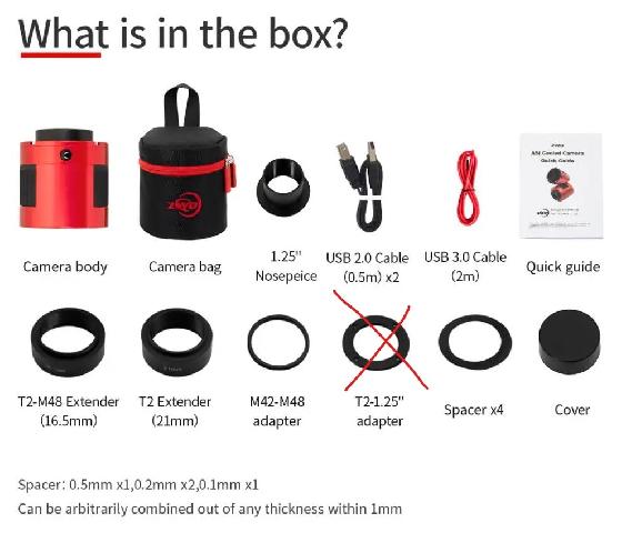 Caméra ZWO ASI533MM Pro