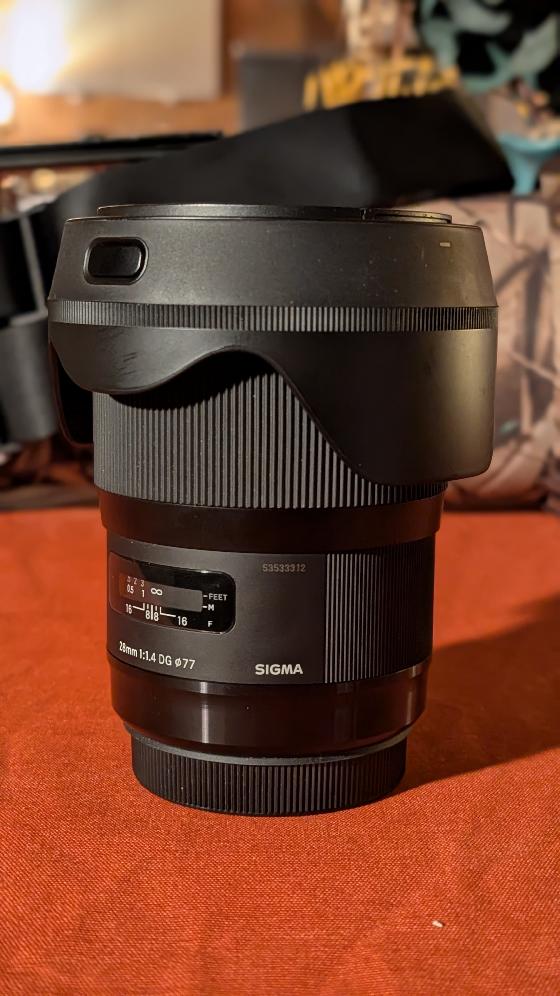 Objectif Sigma 28mm F1.4 DG HSM ART Canon