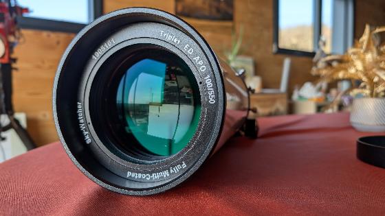 Lunette Esprit 100ED + Réducteur Riccardi M63 x0,75