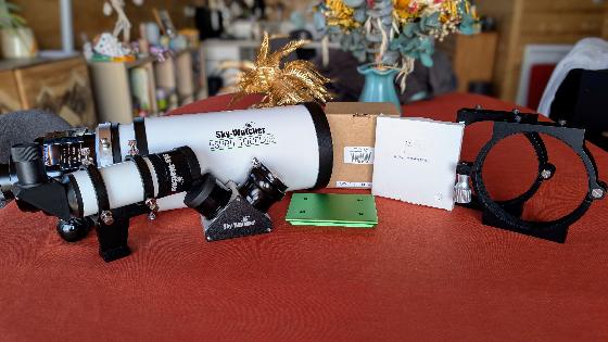 Lunette Esprit 100ED + Réducteur Riccardi M63 x0,75