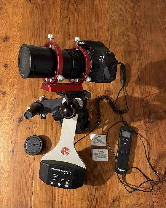 Ensemble astrophoto : Canon, Fornax, Leica