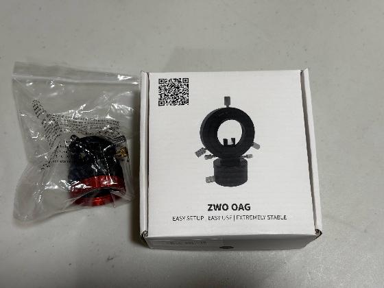 Diviseur optique ZWO (OAG) avec mise au point Hélicoïdale