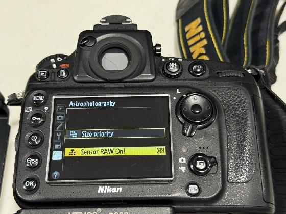 Nikon D800 conversion visuel et astro pour Ha (Hydrogen-alpha) - Firmware True Dark Current
