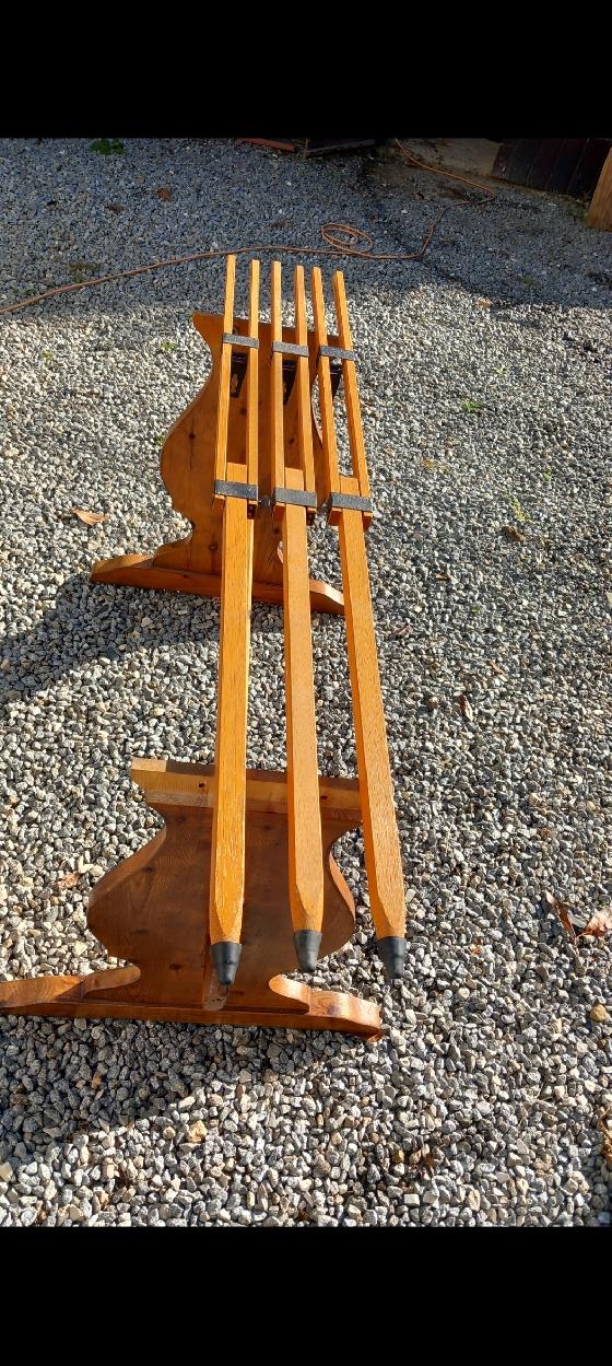 Pieds Vixen en bois