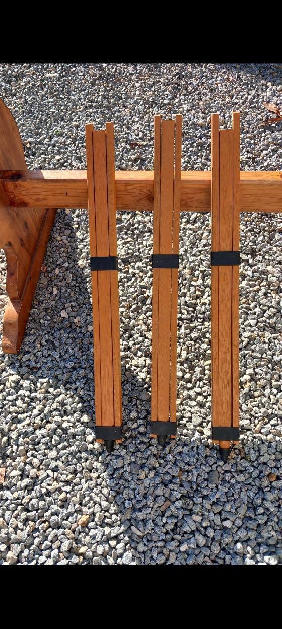 Pieds Vixen en bois