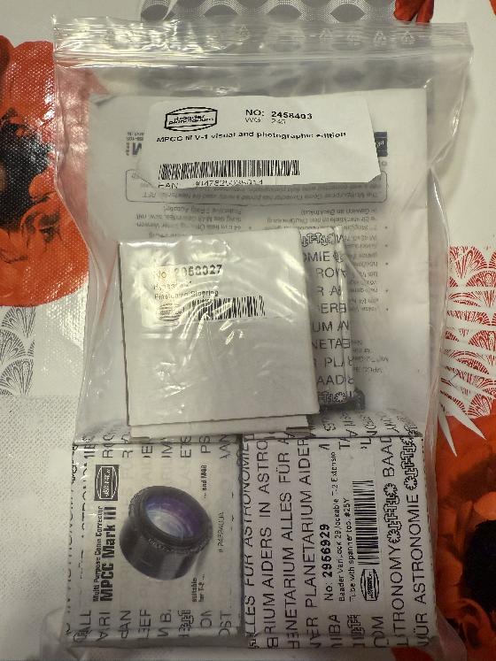 Baader 2'' Correcteur de coma MPCC + kit photo complet