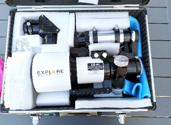 Lunette Explore-Scientific 80ED Triplet Apo