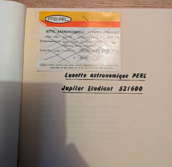 Jupiter Eudiant 52/600 PERL