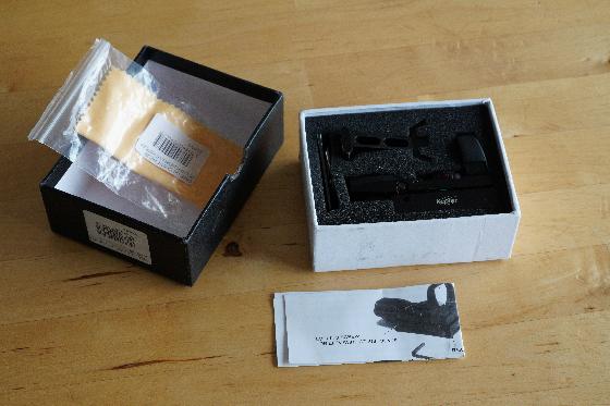 Viseur point rouge/vert KEPLER avec support