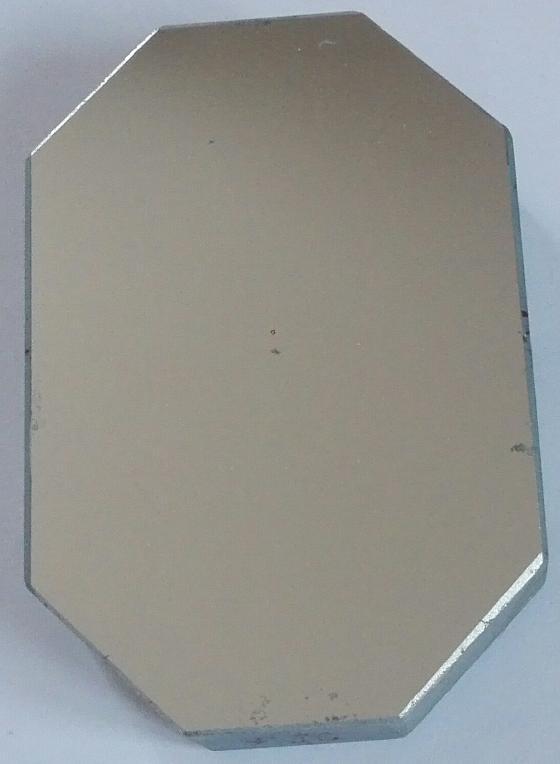Miroir plan octogonal 90mm 