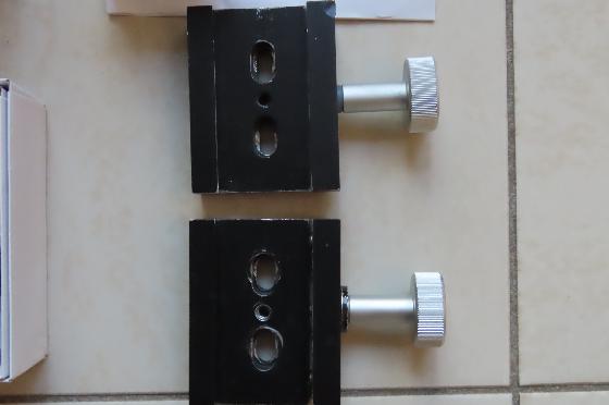 laser collimation, oculaires, pinces Vixen, bande chauffante