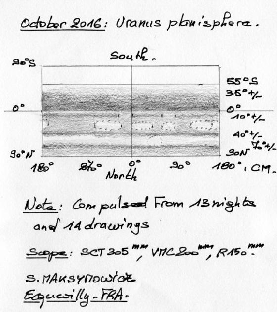 planisphere URANUS oct.2016