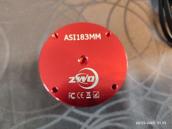 Vend caméra ASI ZWO 183mm comme neuve.Age 3 mois