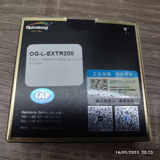 Filtre Optolong L-Extreme 2 pouces neuf