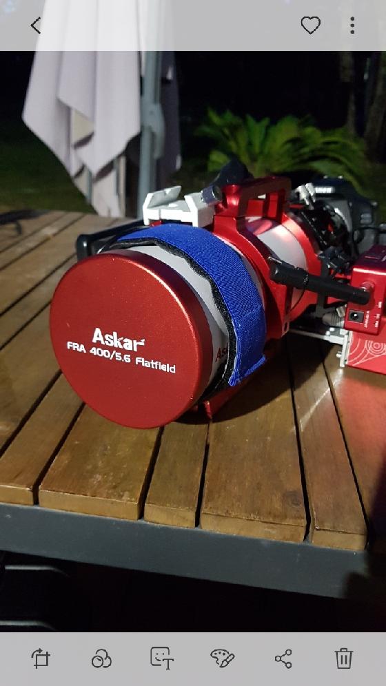 Lunette Askar FRA400 + reducteur ×0.7