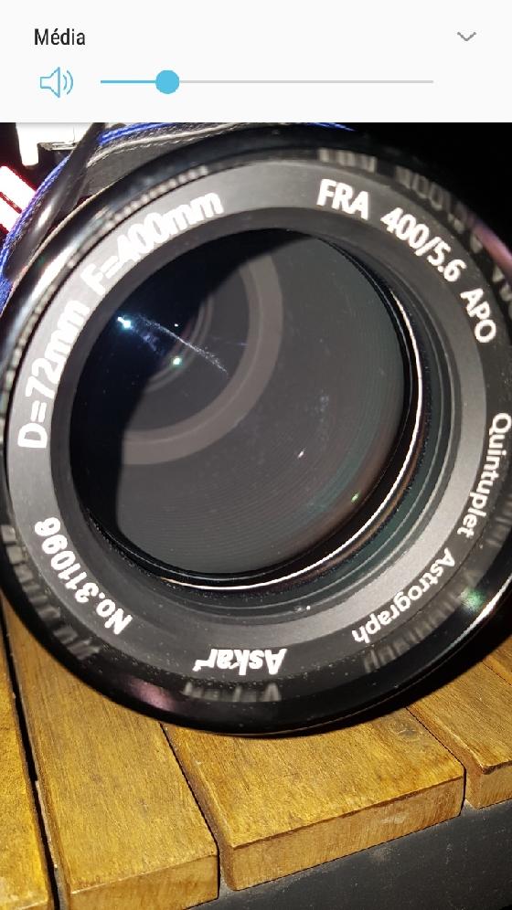 Lunette Askar FRA400 + reducteur ×0.7