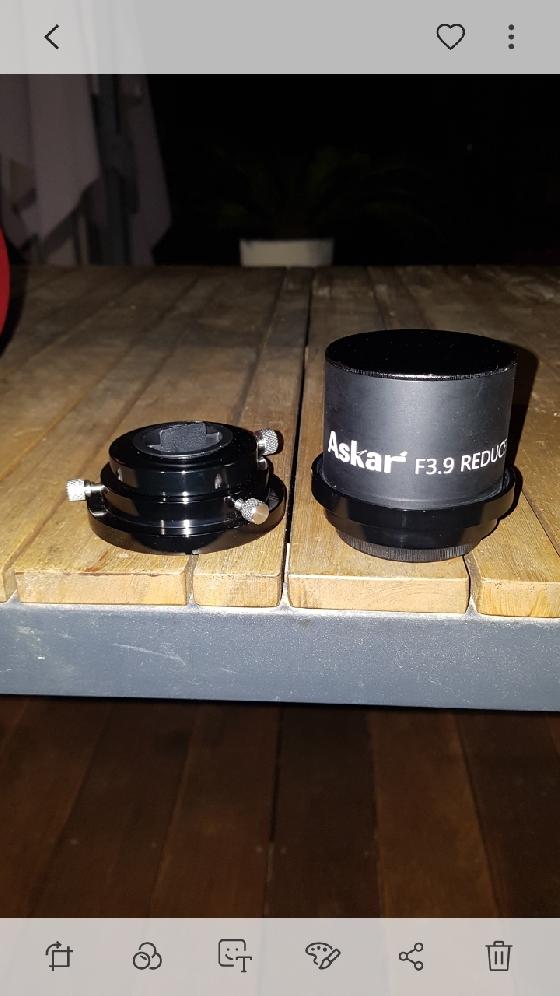 Lunette Askar FRA400 + reducteur ×0.7