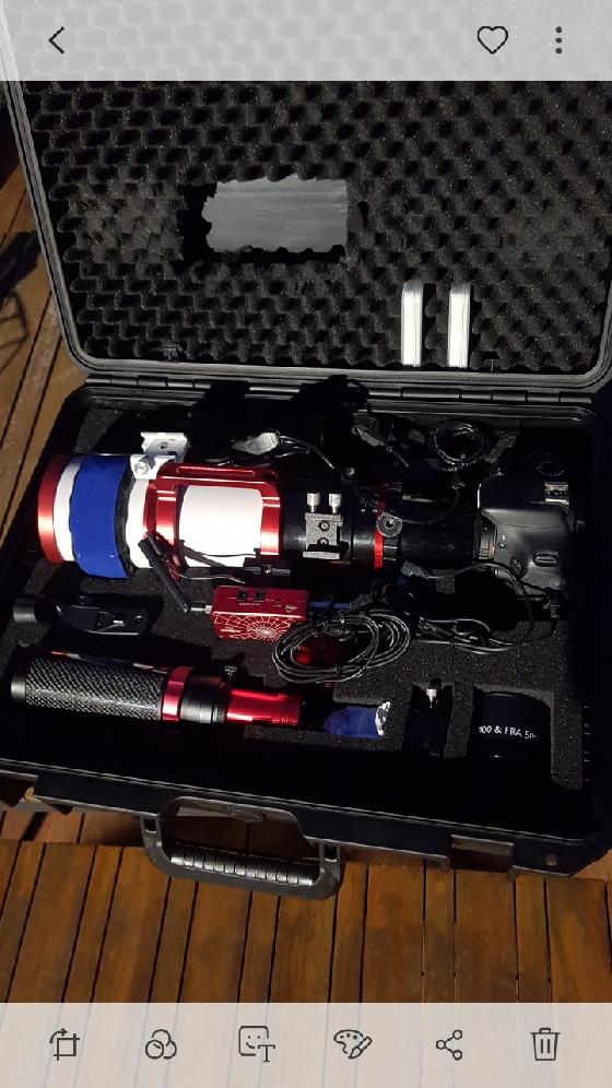 Lunette Askar FRA400 + reducteur ×0.7