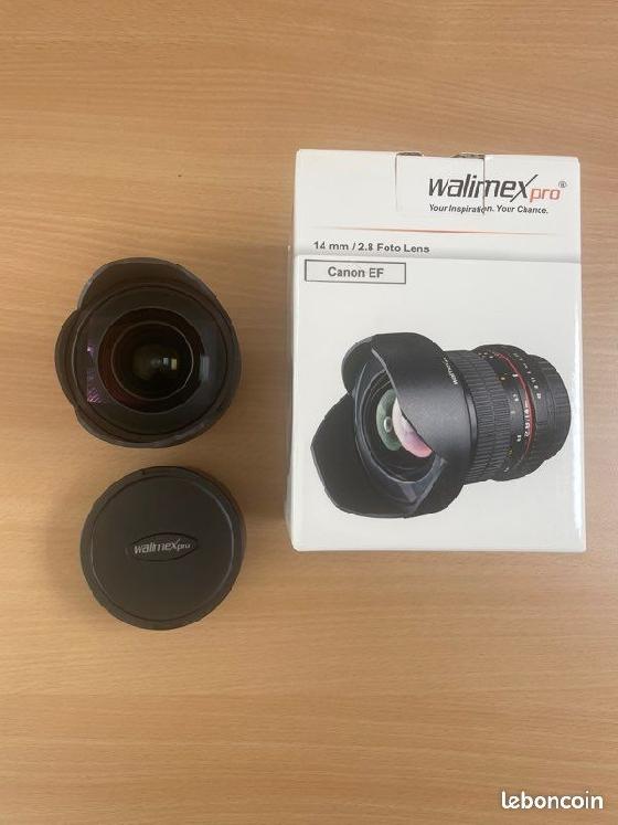 Objectif 14 mm f2.8 monture CANON EF