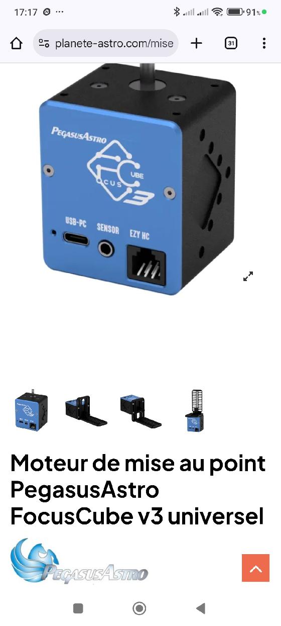 Pegasus Focus cube V3 universel neuf