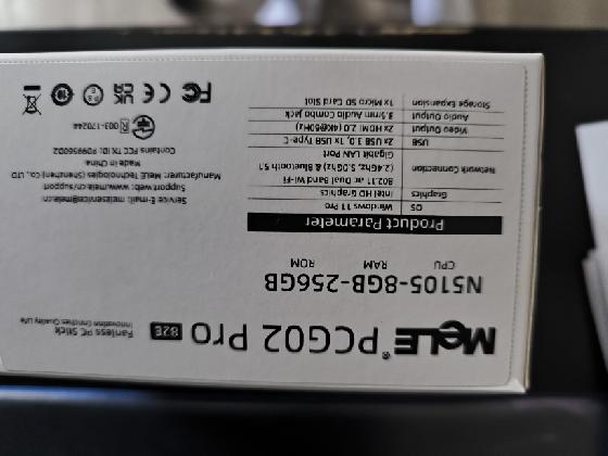 Mini PC Mele Windows 11 8G ram 256 Go