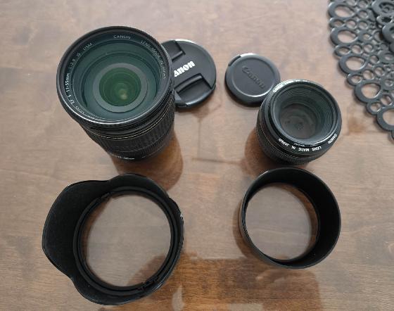 Canon 60da avec objectifs