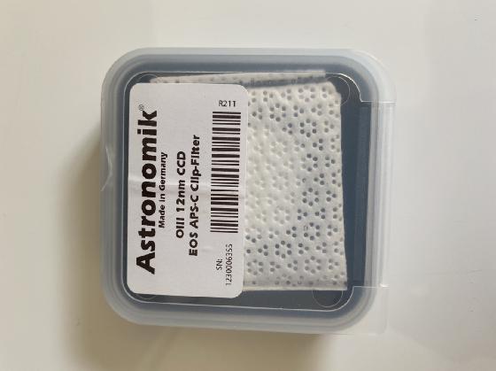 Filtre EOS CLIP ASTRONOMIK Oii-12Nm 