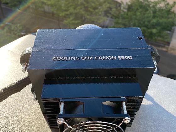 Cooling box pour Canon 550d ou T2i