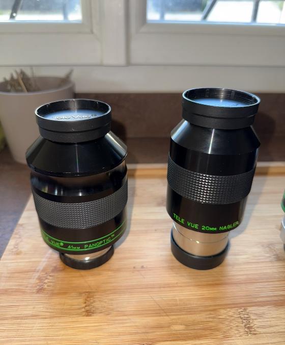 Oculaires televue en tbe et meade 5000
