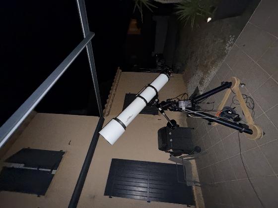 Ensemble lunettes Meade 178m fd9 et monture losmandy g11