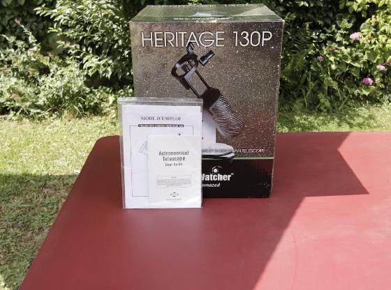 Vends télescope Heritage 130P