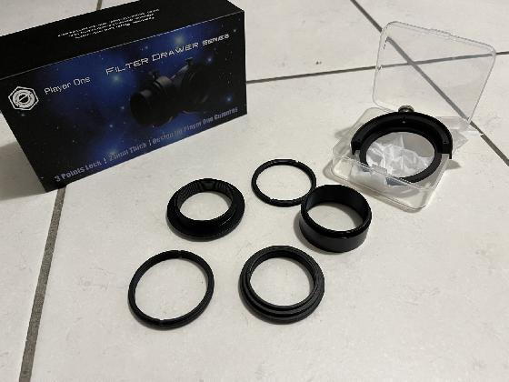 Lot Caméra Astro Ares-C + Tiroir à Filtre + Filtre L-eXtrem