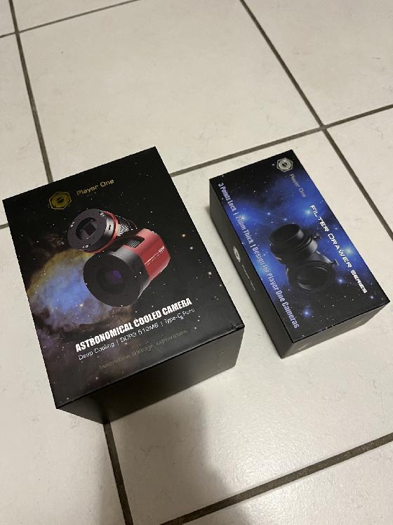 Lot Caméra Astro Ares-C + Tiroir à Filtre + Filtre L-eXtrem