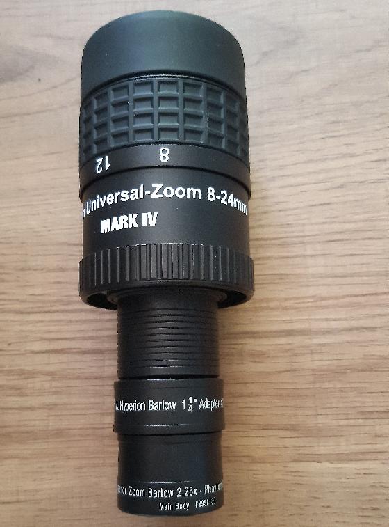 Baader Oculaire Zoom Hyperion Mark IV + Barlow