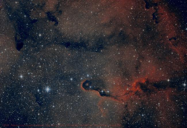 IC1396 nébuleuse de la trompe d'éléphant