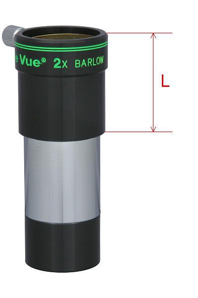 Mesure de la focale d'une barlow