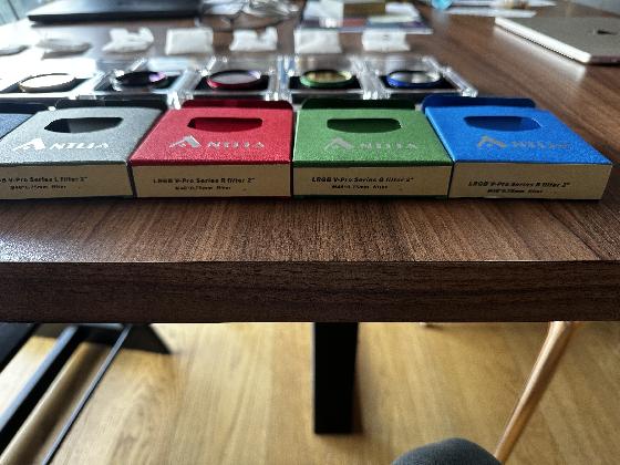 Filtre Antlia V pro LRGB, SHO 3nm, 2" montés