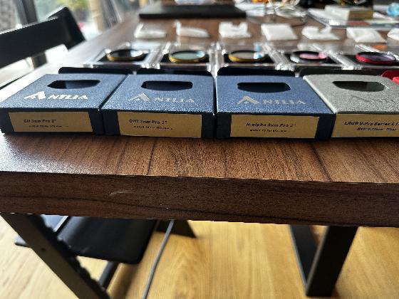 Filtre Antlia V pro LRGB, SHO 3nm, 2" montés