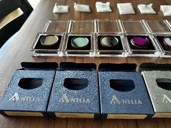 Filtre Antlia V pro LRGB, SHO 3nm, 2" montés