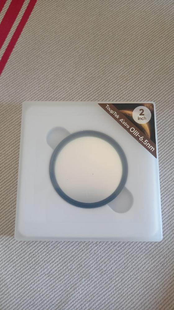 Filtre Monochrome ToupTek OIII (03) 6.5nm en 2" (50.80mm)