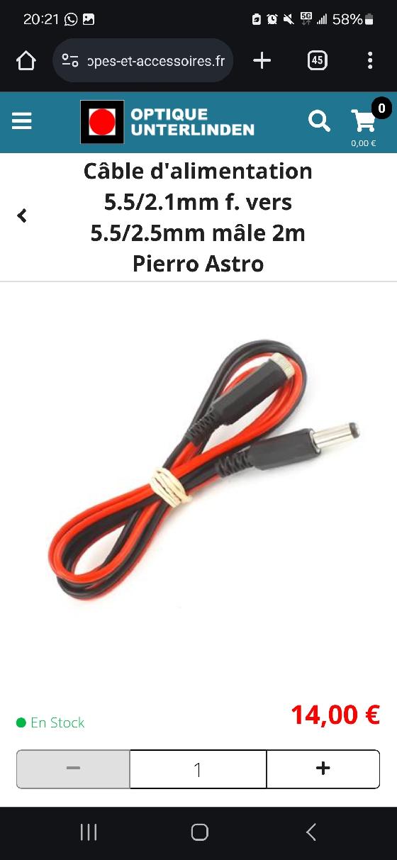 Télescope complet Meade LXD75 203mm f10