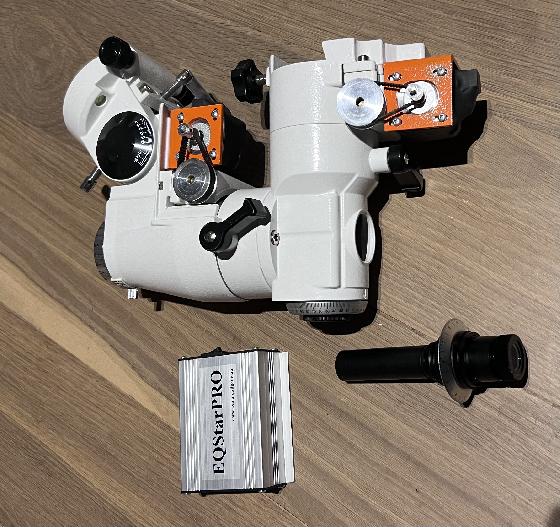 Monture EQ5 motorisée viseur polaire et Caméra SV105