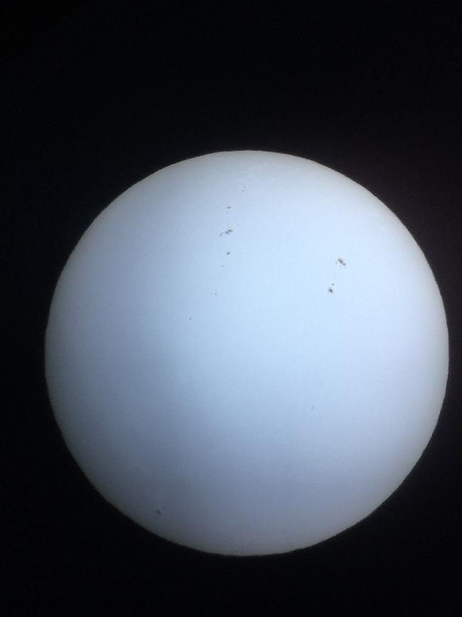 Soleil au smart Phone