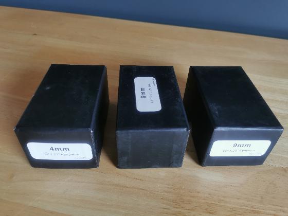 Kit d'occulaires Omegon 4mm/6mm/9mm