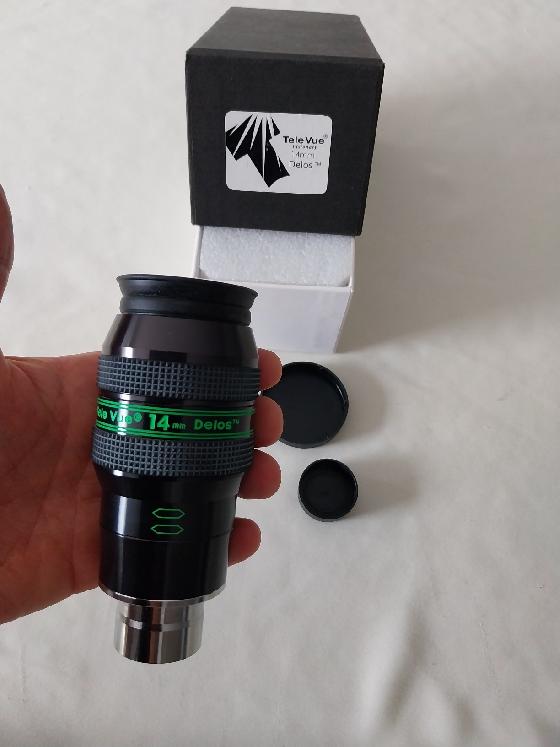 Oculaires televue Delos 14mm, 8mm et 4,5mm